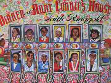(image for) Dinner at Aunt Connie's House (P) by Faith Ringgold