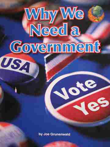 (image for) SRA Leveled Readers 5 Why We Need a Government (P) by Grunenwald