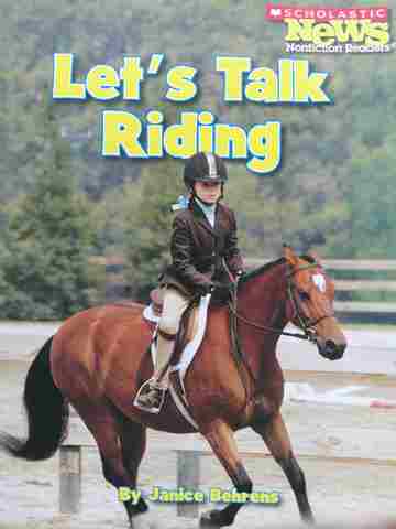 (image for) News Nonfiction Readers Let's Talk Riding (P) by Janice Behrens