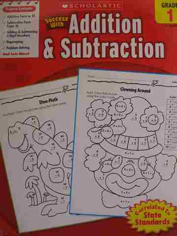 (image for) Success with Addition & Subtraction Grade 1 (P) by Danette Randolph