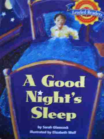 (image for) Leveled Readers 4 A Good Night's Sleep (P) by Sarah Glasscock