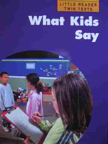 (image for) Little Reader Twin Texts What Kids Say (P) by Robert Cardoza