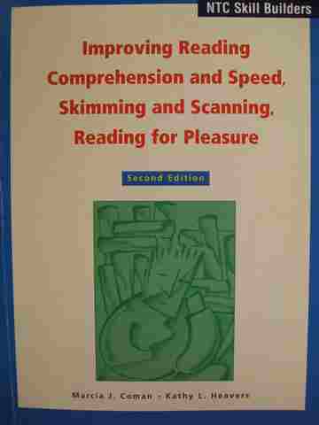 (image for) Improving Reading Comprehension & Speed Skimming & Scanning Reading for Pleasure 2e (P)