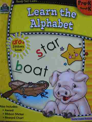 (image for) Ready Set Learn Learn the Alphabet PreK through K (P) by Ina Massler Levin