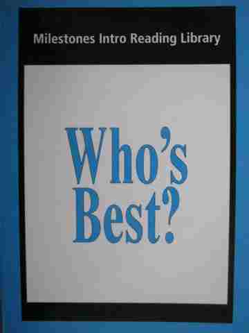 (image for) Milestones Intro Reading Library Who's Best? (P) by Waring & Jamall