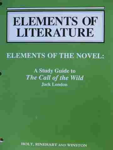 (image for) Elements of the Novel The Call of the Wild Study Guide (P) by Foerster