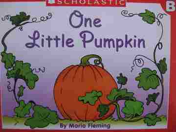 (image for) Little Leveled Readers B One Little Pumpkin (P) by Maria Fleming