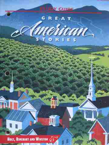 (image for) HRW Library Study Guide Great American Stories (P) by Cohen & Muntone