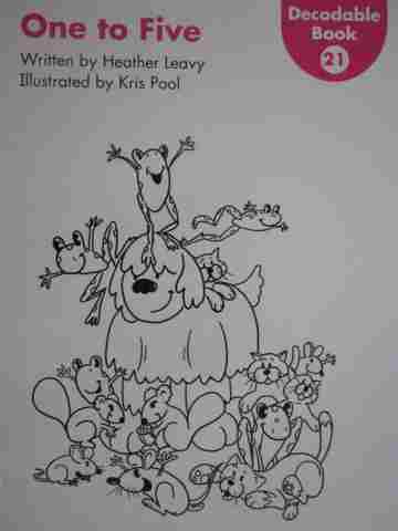 (image for) Kindergarten Decodable Book 21 One to Five (P) by Heather Leavy
