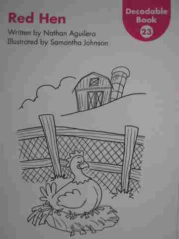 (image for) Kindergarten Decodable Book 23 Red Hen (P) by Nathan Aguilera