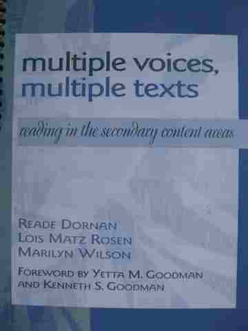 (image for) Multiple Voices Multiple Texts Reading in the Secondary Content Areas (Spiral) by Dornan, etc.