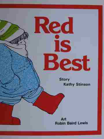 (image for) Red is Best (P) by Kathy Stinson