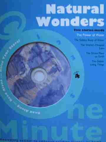 (image for) One Minute Reader Level 4 Natural Wonders (P) by Tom Ihnot & Candyce Ihnot