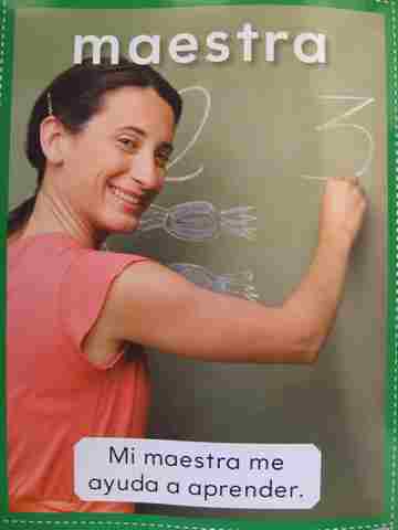 (image for) Literacy Language & Learning La escuela Vocabulary Cards (Pk)
