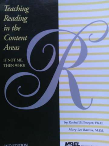 Teaching Reading in the Content Areas 2e TM (TE)(P/Spiral) by Rachel Billmeyer & Mary Lee Barton (image for) Teaching Reading in the Content Areas 2e TM (TE)(P/Spiral) by Rachel Billmeyer & Mary Lee Barton