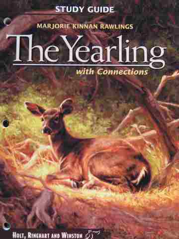 (image for) HRW Library Study Guide The Yearling with Connections (P)