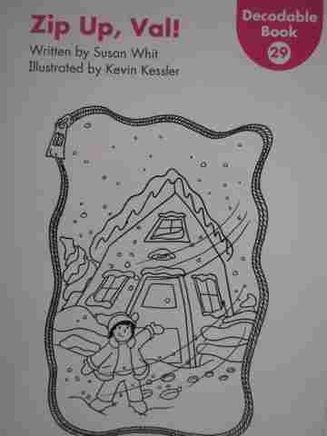 (image for) Kindergarten Decodable Book 29 Zip Up Val! (P) by Susan Whit
