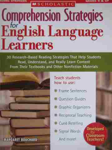 (image for) Comprehension Strategies for English Language Learners (P) by Margaret Bouchard