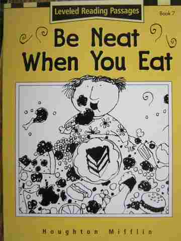 (image for) Leveled Reading Passages Book 7 Be Neat When You Eat (P) by Katarina Anderson