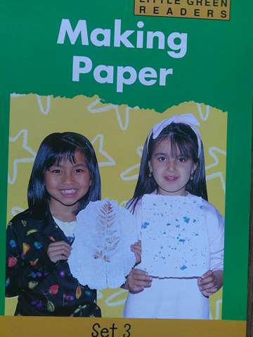 (image for) Little Green Readers Making Paper (P) by Meredith Costain