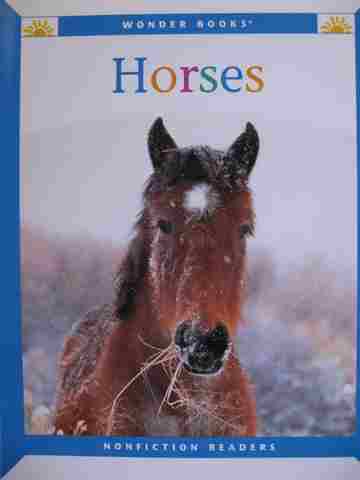 (image for) Wonder Books Nonfiction Readers 2 Horses (P) by Cynthia Klingel & Robert B Noyed