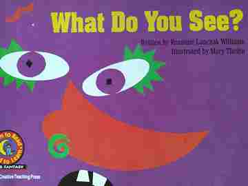 (image for) Learn to Read Read to Learn What Do You See? (P) by Rozanne Lanczak Williams