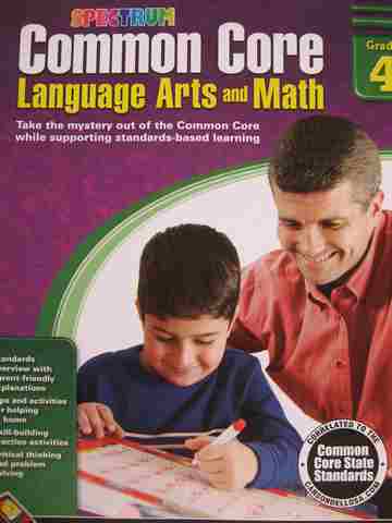 (image for) Spectrum Common Core Language Arts & Math Grade 4 (P)