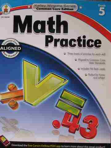 (image for) Kelley Wingate Series Common Core Edition Math Practice Grade 5 (P)