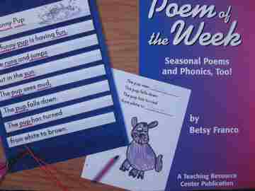 (image for) Poem of the Week Seasonal Poems & Phonics Too! (P) by Betsy Franco