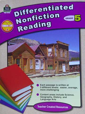 (image for) Differentiated Nonfiction Reading Grade 5 (P) by Debra J Housel