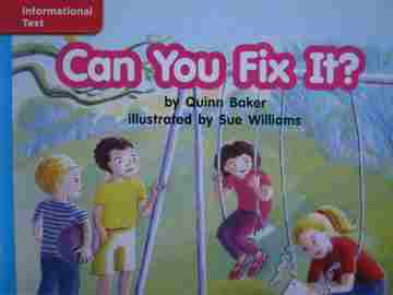 (image for) CCSS K Can You Fix It? (P) by Quinn Baker