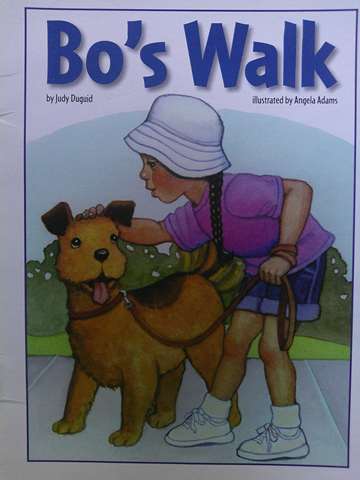 (image for) SRA Leveled Readers 1 Bo's Walk (P) by Judy Duguid
