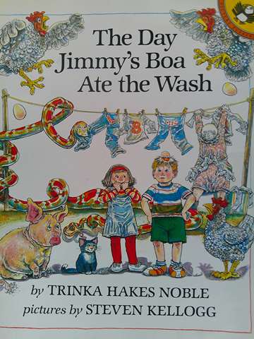 (image for) Day Jimmy's Boa Ate the Wash (P) by Trinka Hakes Noble