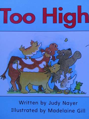 (image for) Ready Readers Stage 1 Too High! (P) by Judy Nayer