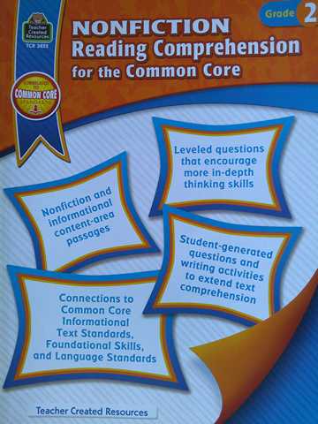 (image for) Nonfiction Reading Comprehension for the Common Core Grade 2 (P) by Heather Wolpert-Gawron