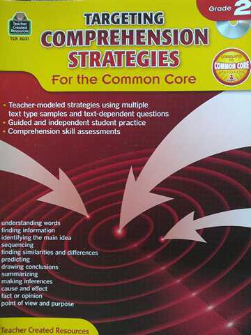 (image for) Targeting Comprehension Strategies for the Common Core Grade 2 (P) by Jones & Krysinski