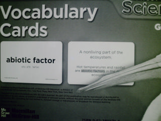 (image for) California Science 4 Vocabulary Cards (CA)(Pk)