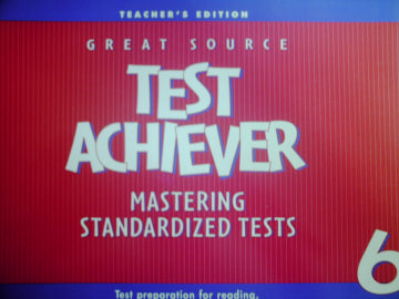 (image for) Test Achiever Grade 6 TE (TE)(P)