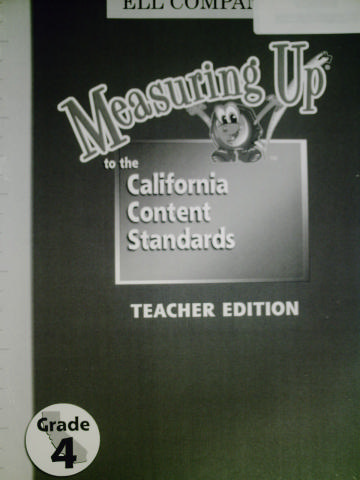(image for) Measuring Up ELL Companion Grade 4 ATE (CA)(TE)(P)