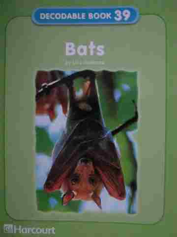 (image for) Harcourt Decodable Book 39 Bats (P) by Lisa deMauro