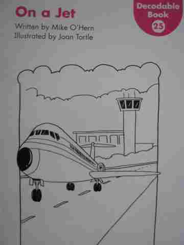 (image for) Kindergarten Decodable Book 25 On a Jet (P) by Mike O'Hern