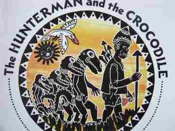 (image for) Hunterman & the Crocodile (P) by Baba Wague Diakite