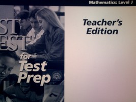 (image for) Test Best for Test Prep Reading Mathematics Level J TE (TE)(P)