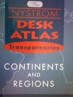(image for) NYSTROM Desk Altas Transparencies Continents & Regions (Binder)