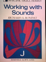 (image for) Specific Skill Series Working with Sounds Book J (P) by Boning