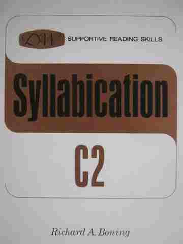 (image for) D&W Supportive Reading Skills Syllabication C2 (P) by Boning