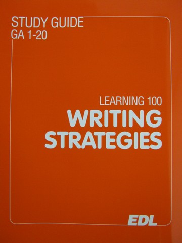 (image for) Writing Strategies Study Guide GA 1-20 (P)