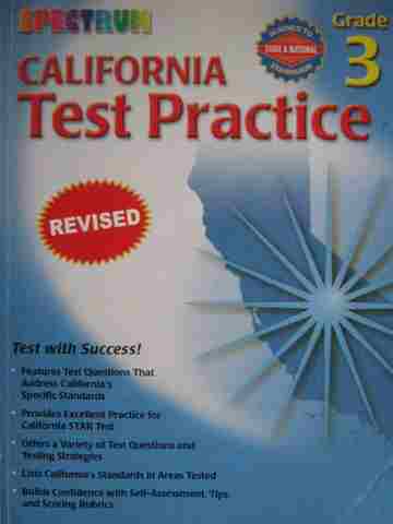 (image for) Spectrum California Test Practice Grade 3 Revised Edition (P)