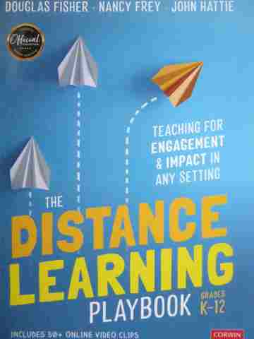 (image for) Distance Learning Playbook Grades K-12 (Spiral) by Fisher, Frey, & Hattie