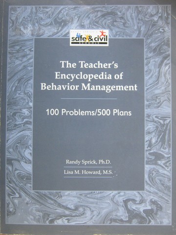 (image for) Teacher's Encyclopedia of Behavior Management (P) by Sprick,